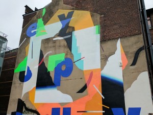 Roid wall mural in Sheffield